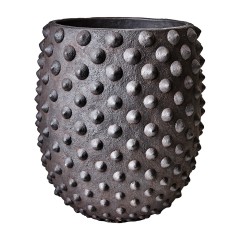 G2AFF MILLE POT LARGE BLACK CONCRETE DIA25X30 6KG 145EURO 